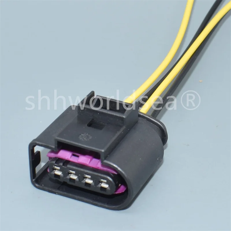 1PCS 4 Pin 3.5 series Female Automotive Electrical Wiring Connector 4D0 971 994 4D0971994 For VW Audi