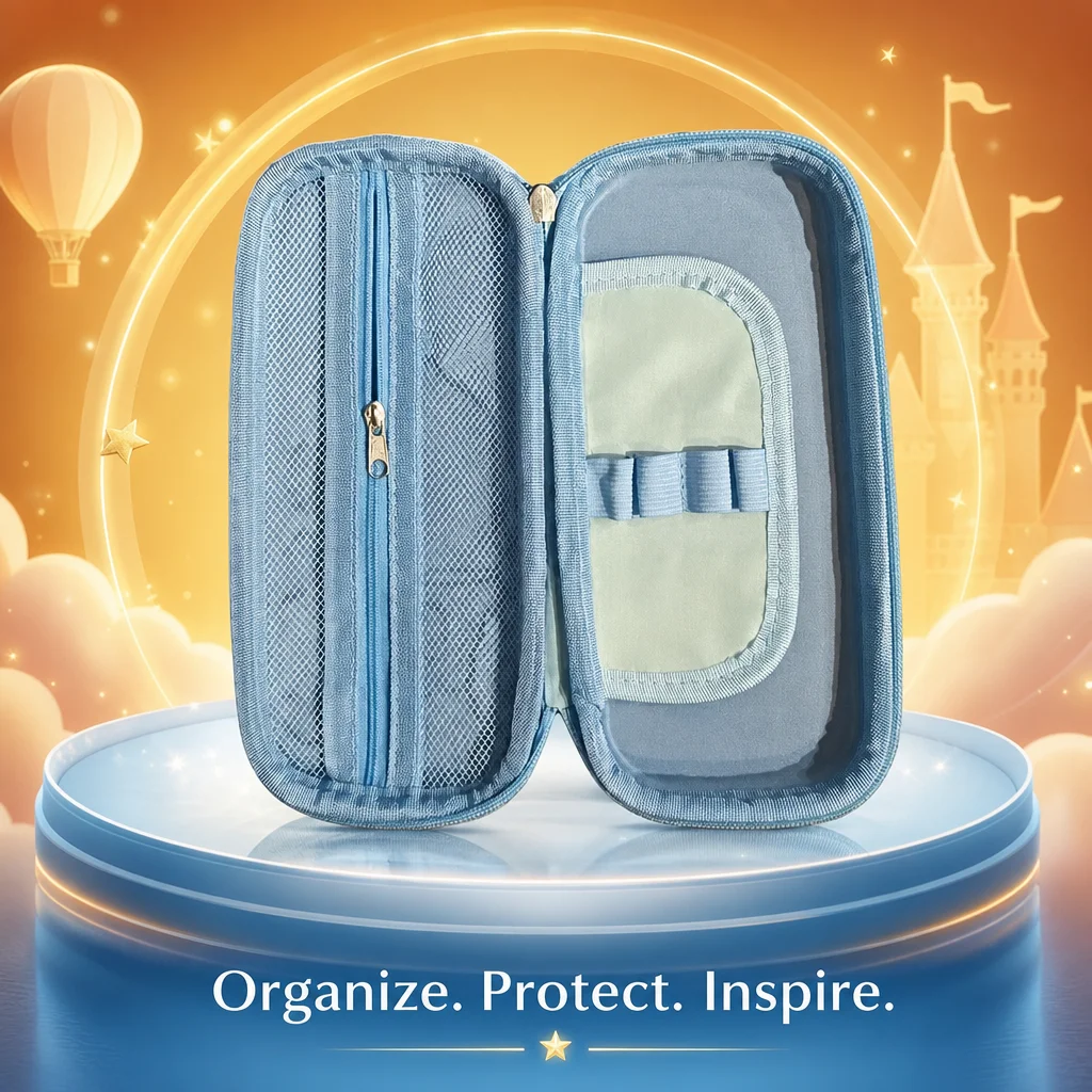 Pencil Case Large - Astuccio Impermeabile 3D Blu Paw Patrol,