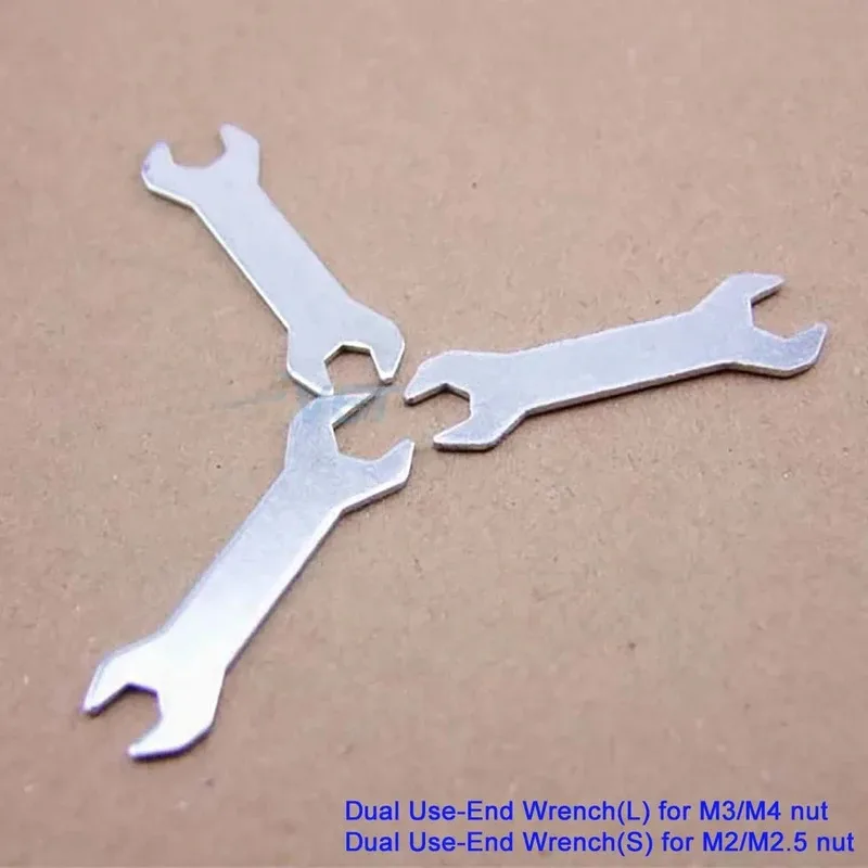 

5Pcs 4-6.9mm Thin Wrench Double Head Open End Ultra Dual Use Small for M2/M2.5 M3/M4 Nut Hardware Hand Tools