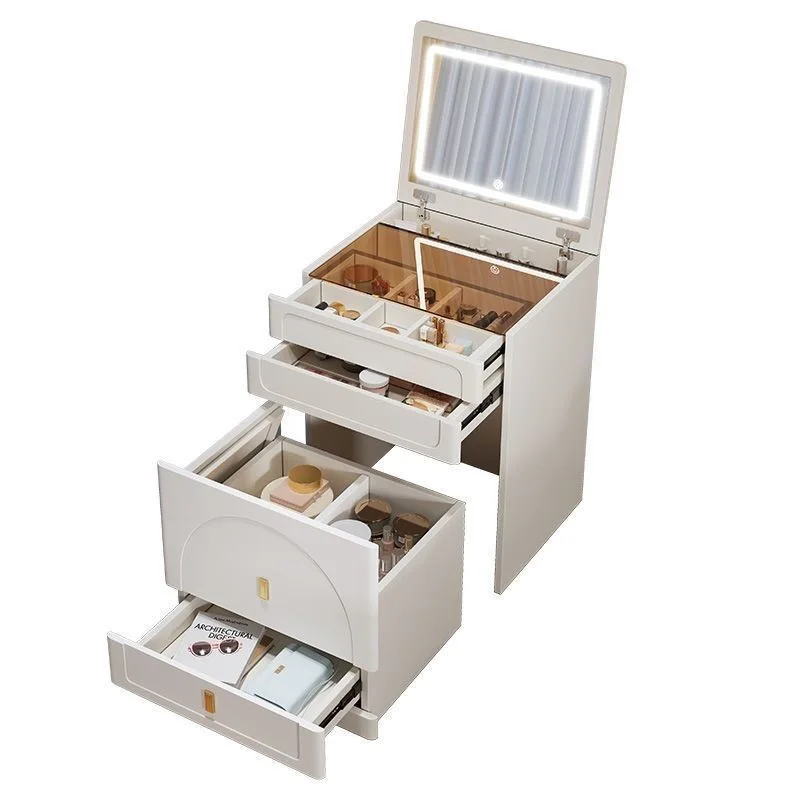 غرفة نوم كريمية قابلة للطي، بسيطة وحديثة، صغيرة، 60 مشاهير الإنترنت، 50 سم بجانب السرير