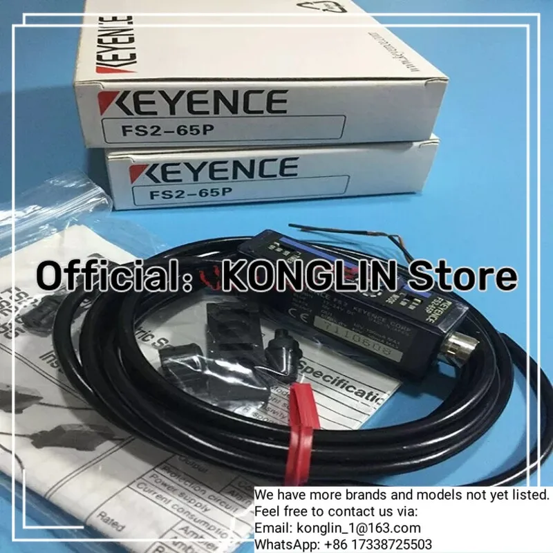 

【Contact Us For Additional Models】 Keyence FS2-65P Fiber Optic Sensors FS265P 1PC New