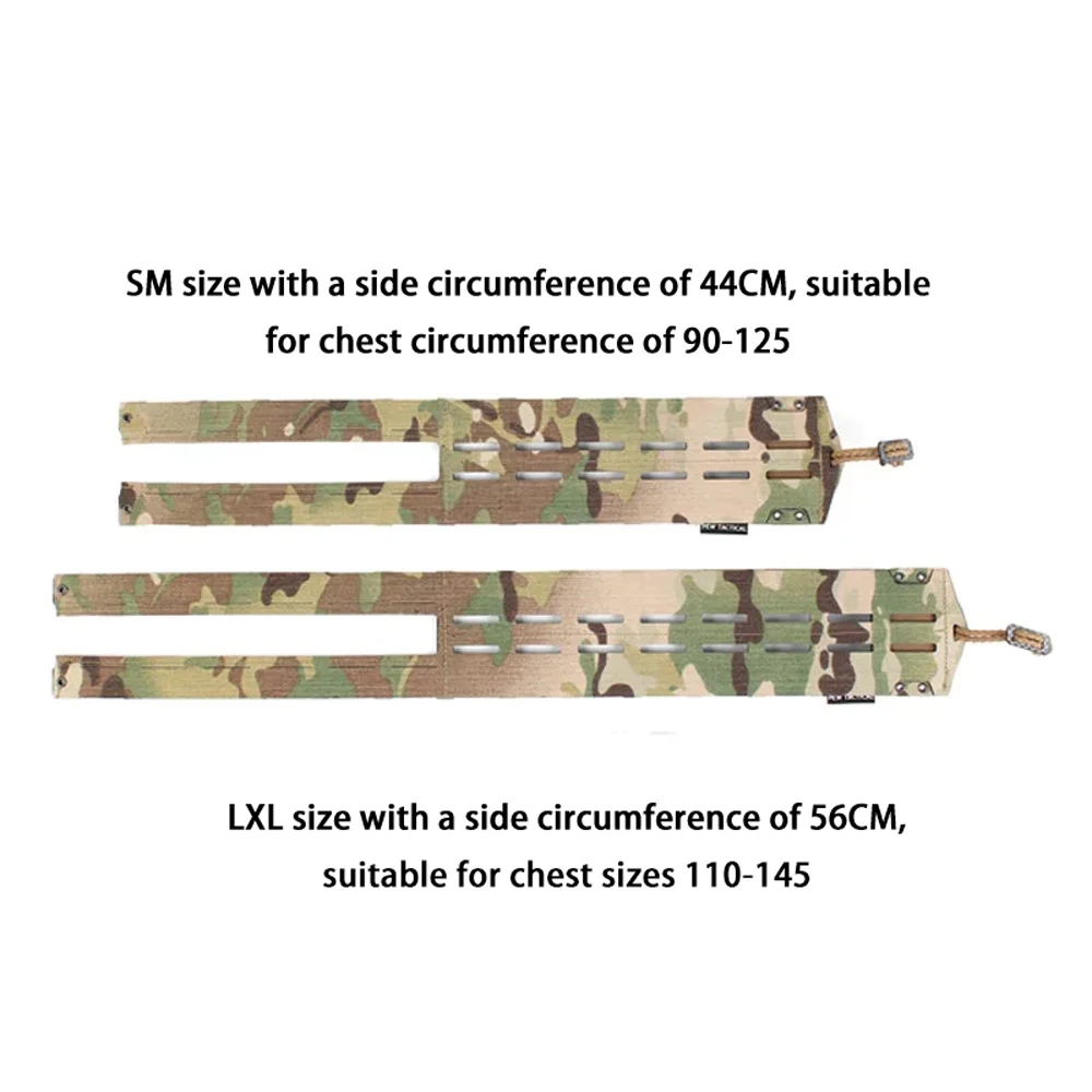 Universal Quick Release Side Wall Molle Cummerbund 12 Layer T-Board for AXL Equinox FCPC SPC JPC Vest