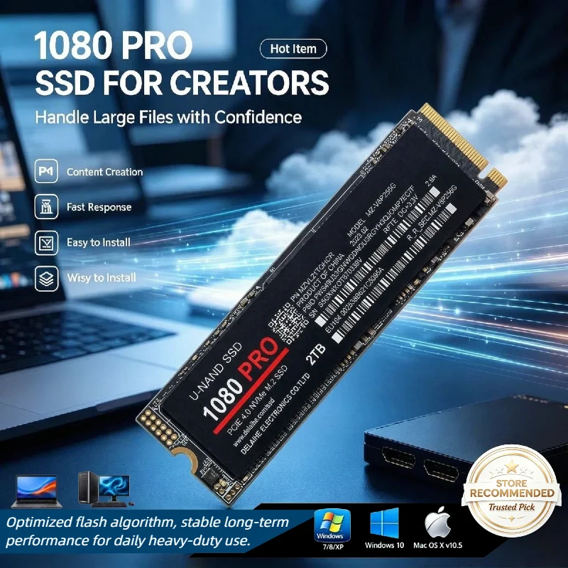 Pc Gaming Ps5 - M.2 PCIe 4.0 NVMe NGFF High
