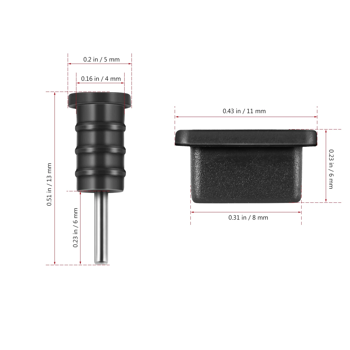 Dust Plug Usb Shield Silicone Port Jack Earphone Cap Charging Ukcoco Type C Dust Stopper Socket