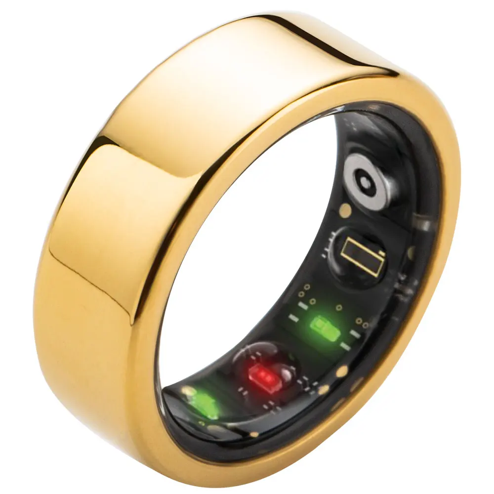 

Wholesale Smart Ring With Oxygen Heart Rate Sleeping Quality Monitoring Pedometer Calorie Body Temperature drop shipping