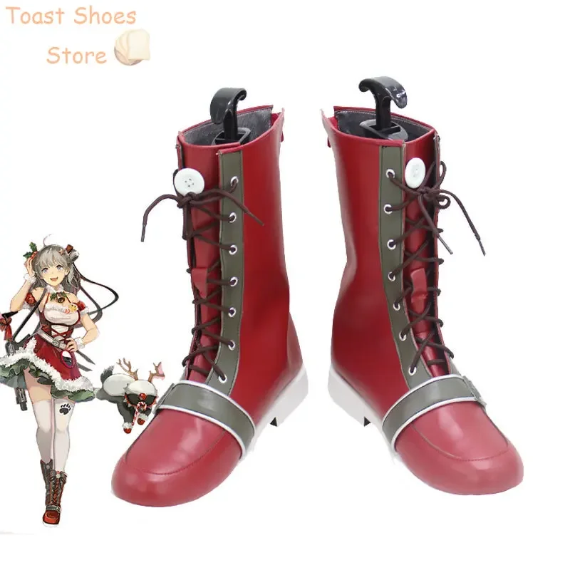 Honey Badger Cosplay Shoes Game Girls Frontline Project Cosplay Props PU Leather Shoes Halloween Boots Costume Prop