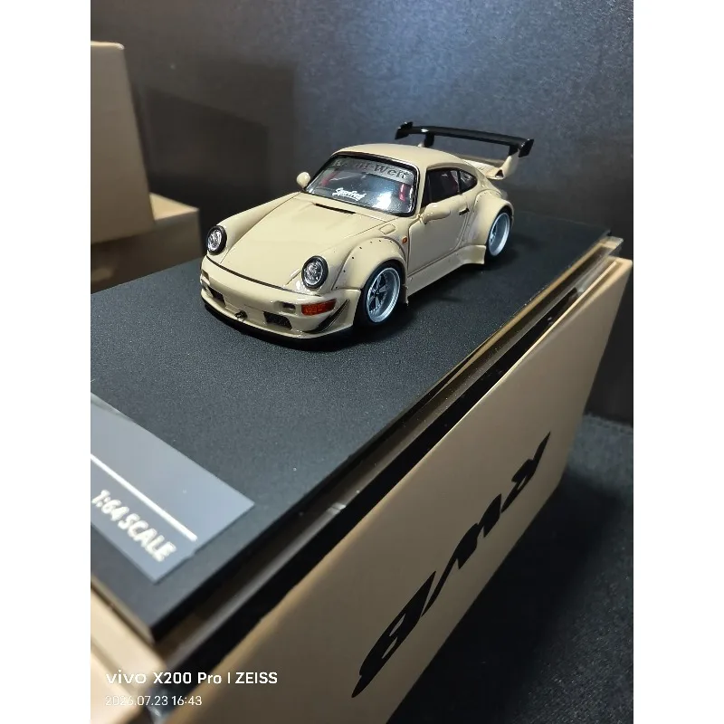 TimeMicro 1:64 Super Sports Car 911 RWB 964 GTshow Limited Edition, Cast Alloy Car Model, Adult Collection Decorative Item.