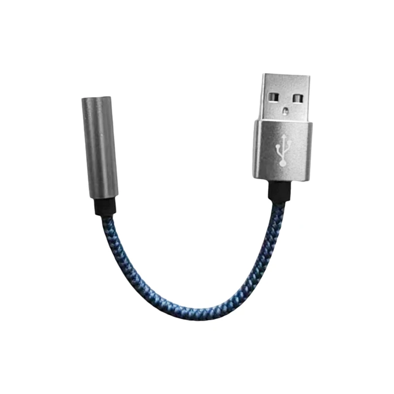 APPLIA-USB To 3.5Mm Audio Cable USB A To 3.5Mm Female External Stereo Sound Card Headphone Micphone Sound Adapter