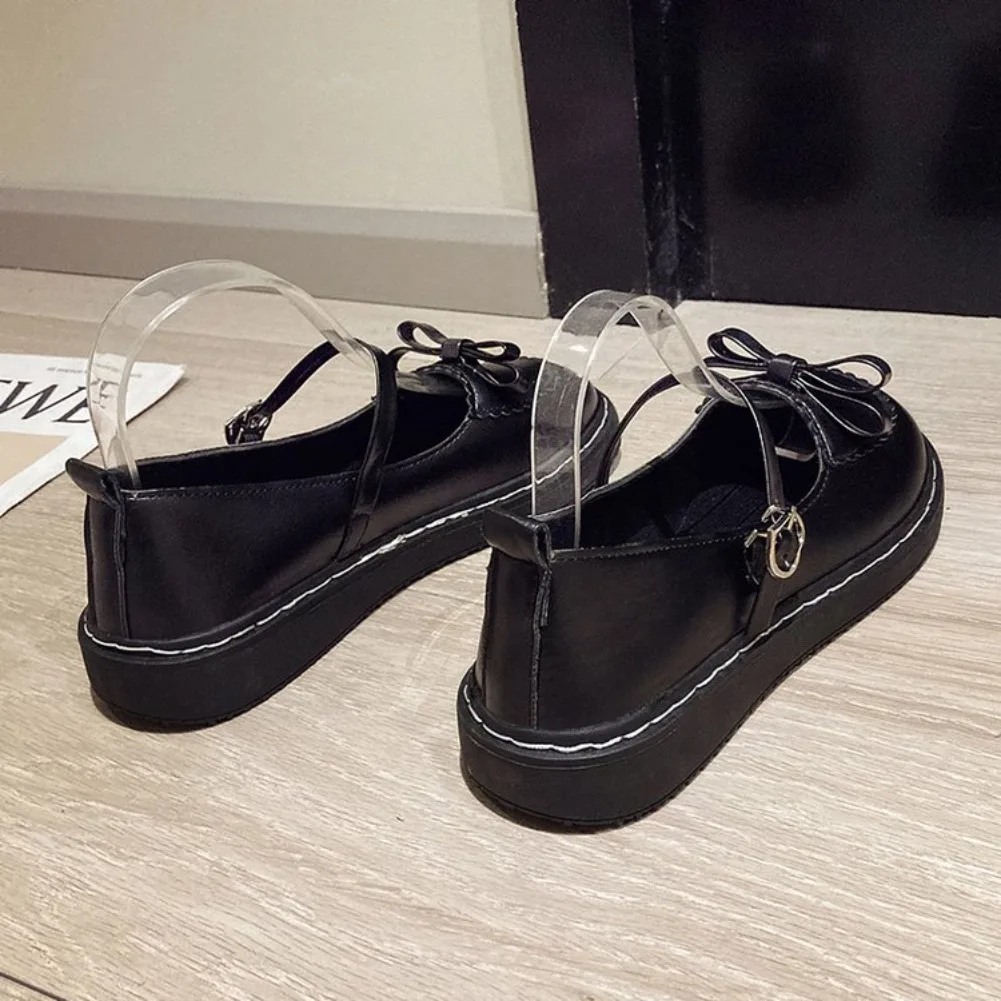 2026 Neue Frühlings-Lolita-Damen-Mary-Jane-Schuhe, schlichte, flache Schuhe mit runder Zehenpartie, Damen-Lederschuhe im schlichten Outdoor-College-Stil – Detail 24