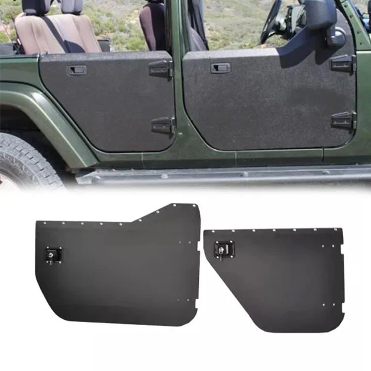 

high quality 2/4 Aluminum half door with mirrors for jeep wrangler Jk