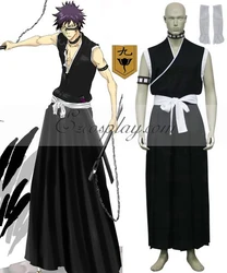 Bleach 9th Division Lieutenant Hisagi Shuuhei Cosplay Costume E001