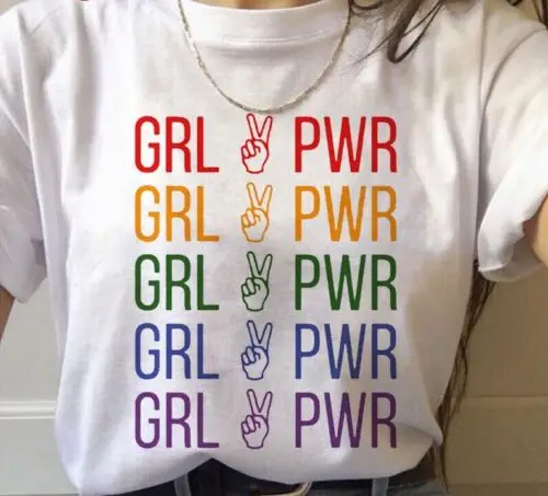 GRL PWR T shirt - Girl Power - Feminism - 100% Premium Cotton