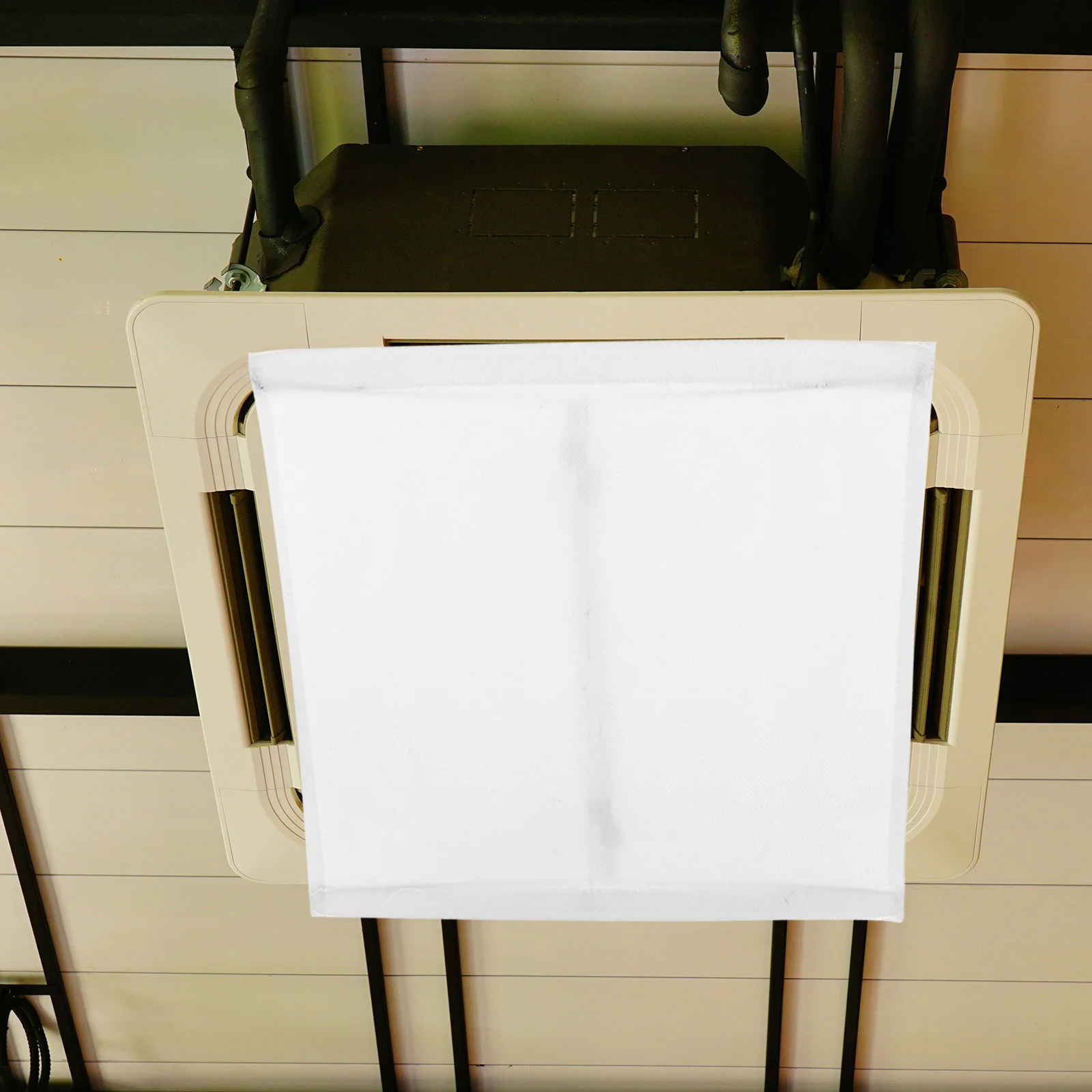 

Square Ceiling Central Air Conditioner Windshield Deflector Baffle Air Vent Cover Anti Direct Blowing Airflow Guide