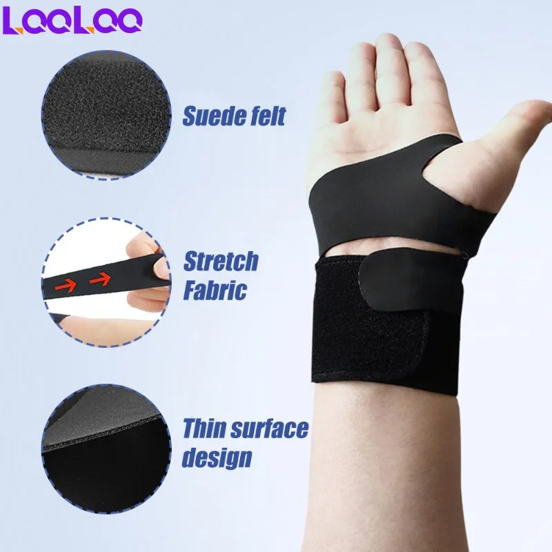 1Pcs Wrist Wraps Brace Tendonitis Support for Carpal Tunnel Arthritis  Sprained Pain Protection Sleeve Weightlifiting