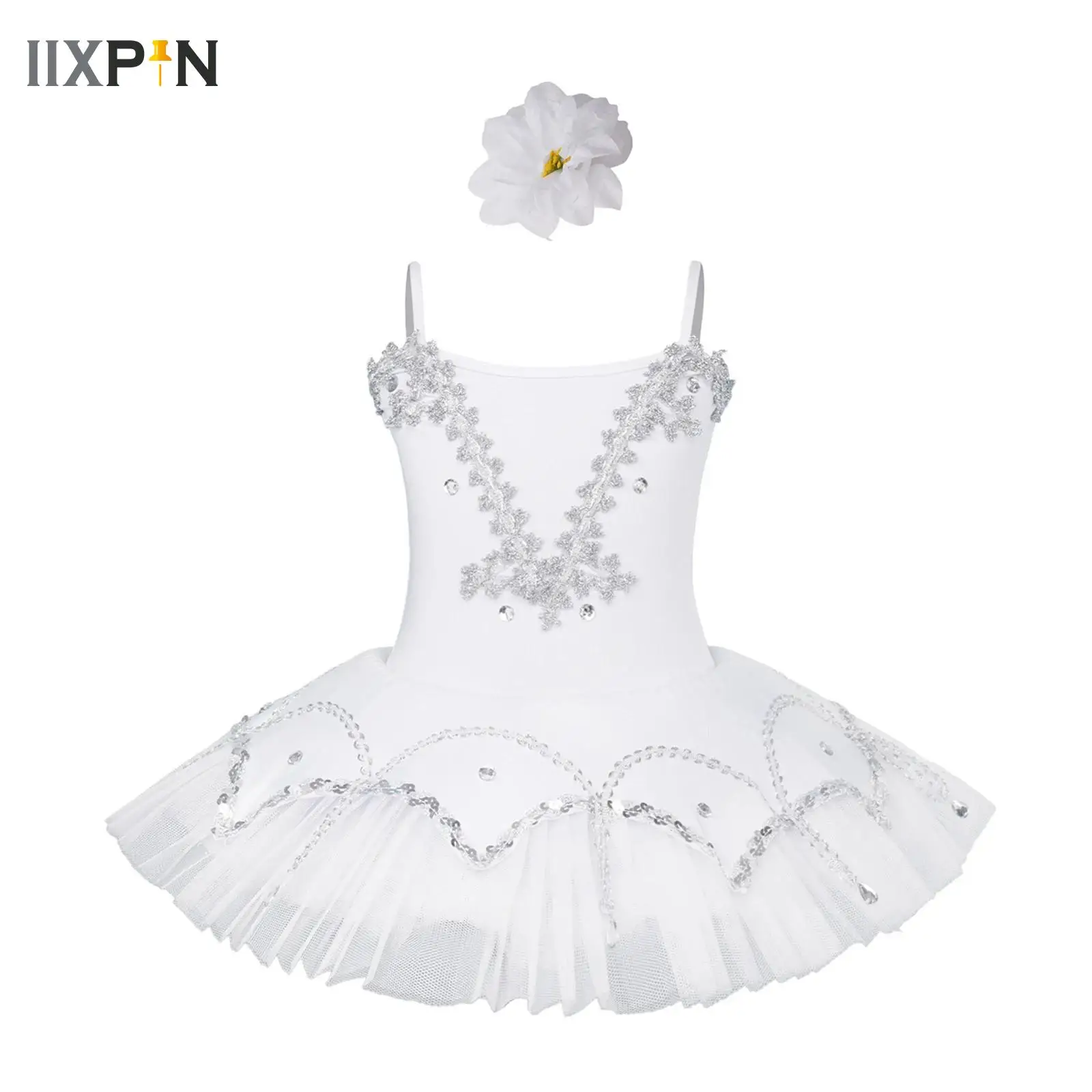 

Professional Ballet Tutu Child Girls Ballerina Dress Kids Girl Clothes Swan Lake Stage Wear Halloween Performance Costumes