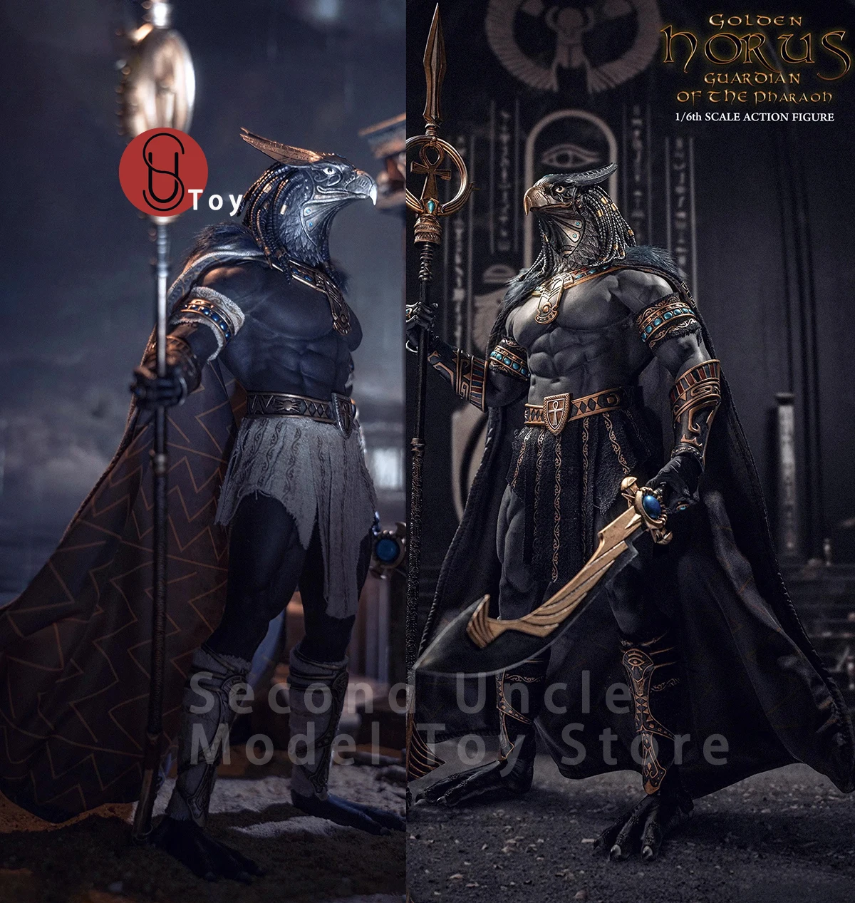 

TBLeague PL2020-170 A/B 1/6 Pharaoh Horus Guardian Golden Silver Version Male Action figure Full Set Collectible Model Toys