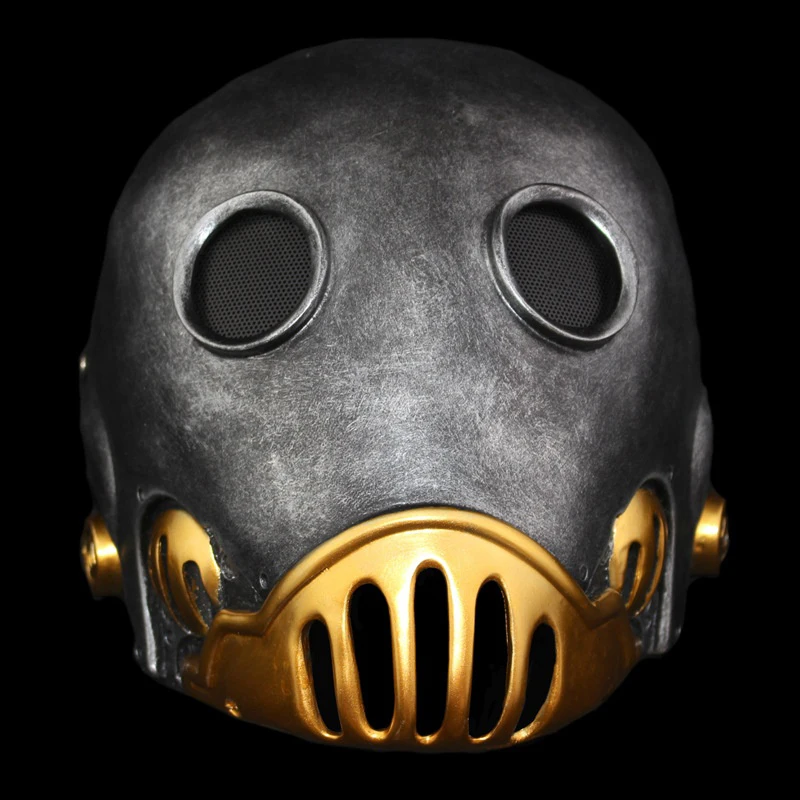 إصدار قناع الراتنج على شكل عقارب الساعة للهالوين Steampunk مع شريط مرن قابل للتعديل بتصميم ثلاثي الأبعاد مرسوم يدويًا للحفلات التنكرية