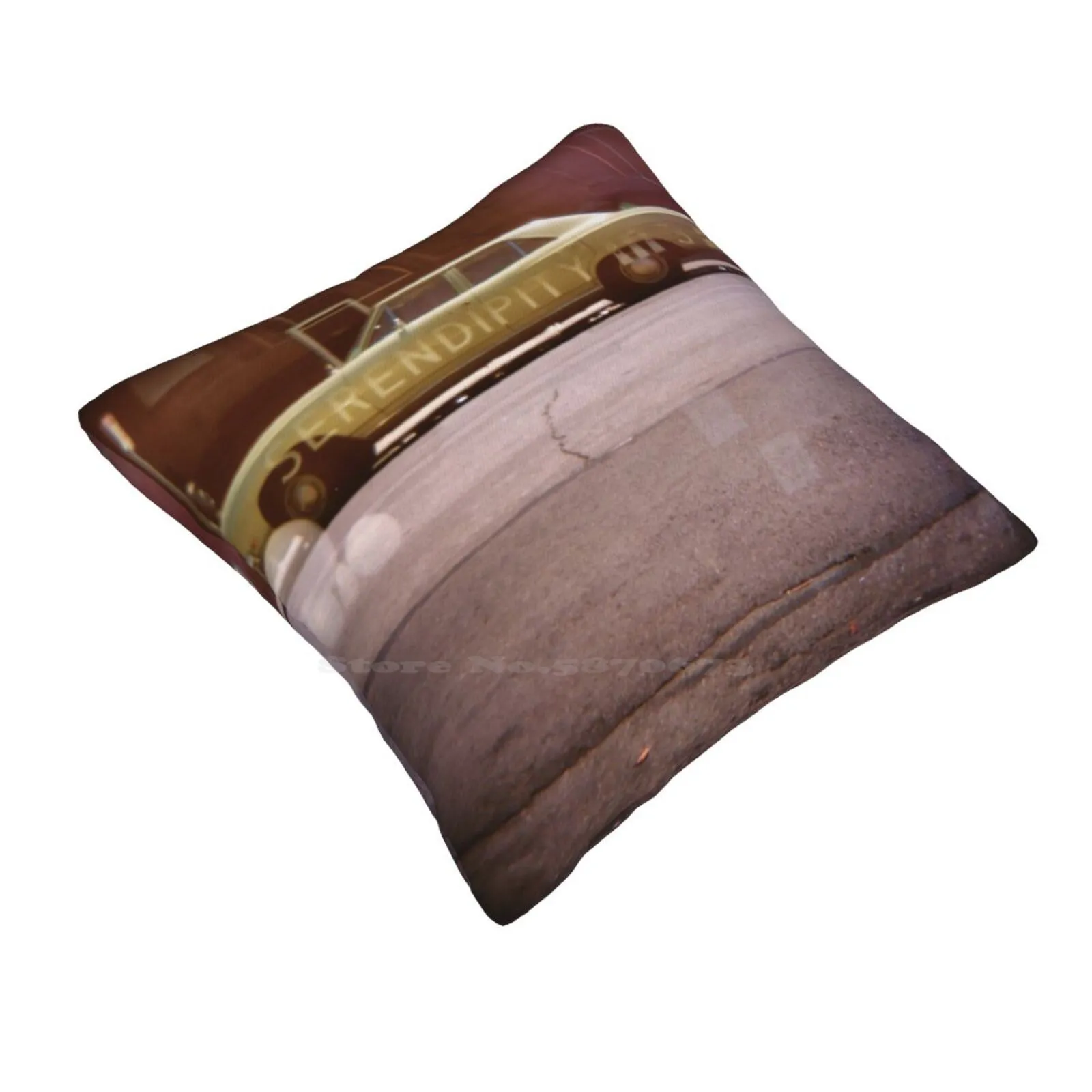 Serendipity-Holga Double Exposure Fashion Sofa Throw Pillow Cover Pillowcase Holga Nyc San Francisco Double Exposure 120 Film