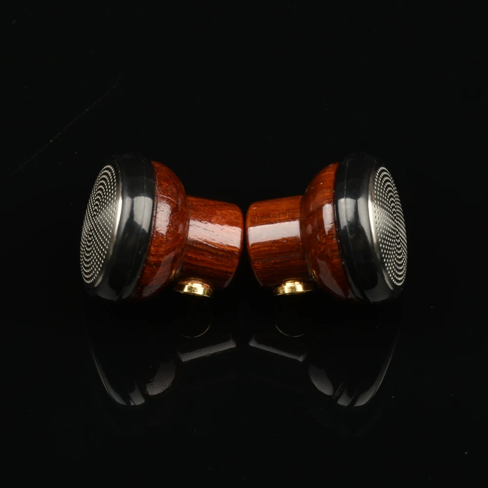 Tiandirenhe mmcx fones de ouvido diy madeira de pêra chinesa artesanal adequado para shure se215 fones de ouvido de graves planos para iphone/mi