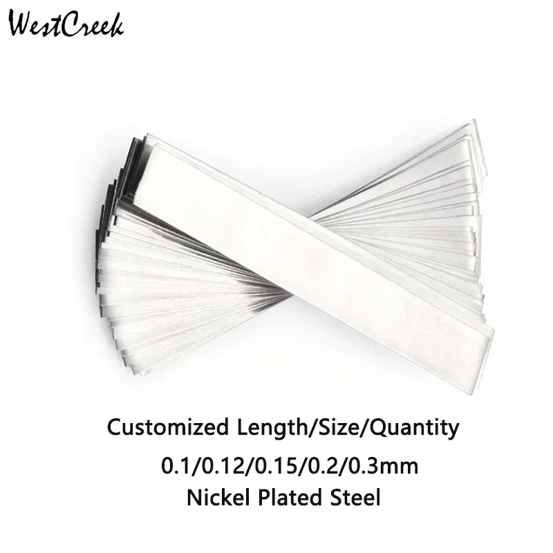 WESTCREEK Customized Length Lithium Battery 18650/21700 Nickel Plated Steel Sheet for Battery Welding Machine Spot Welder