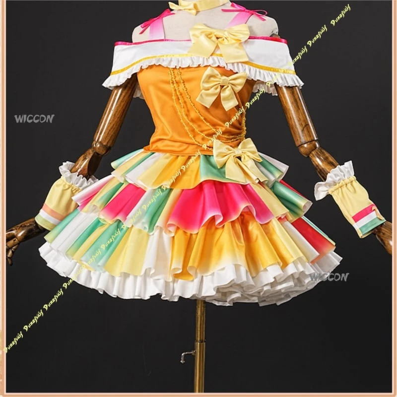 Shining Star Fairy Dream Miko Yang Songer Qiao Kexing Song Shiyu Cosplay Costume Female Full Set Anime Stage Performance Dress