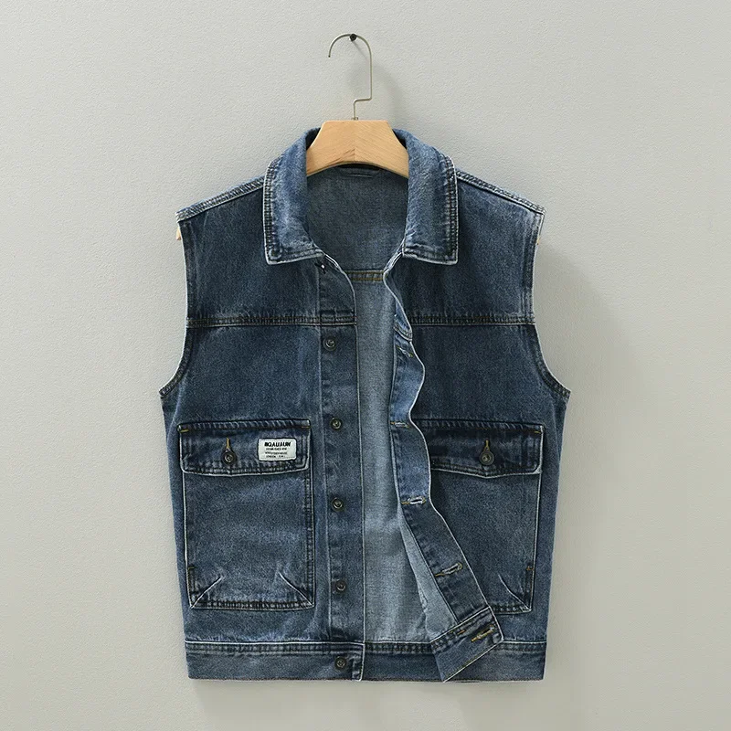 Chaleco Hombre Chaleco Vaquero Flygo Chaleco Acolchado Para Hombre