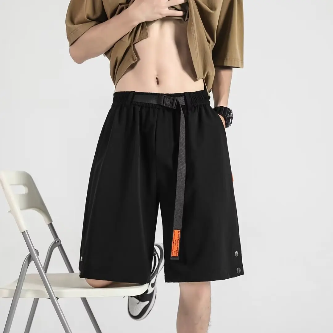 

Шорты мужские летние мужские повседневные брюки с пятью точками модные баскетбольные спортивные брюки тонкие прямые свободные быстросохнущие из ледяного шелка