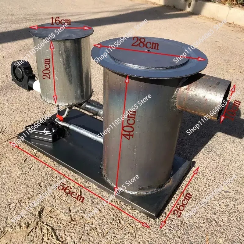 For Greenhouse Breeding Rural Warming Household Use Efficient Waste Oil Heater New Type Combustion Stove Heating Furnace 1pcs