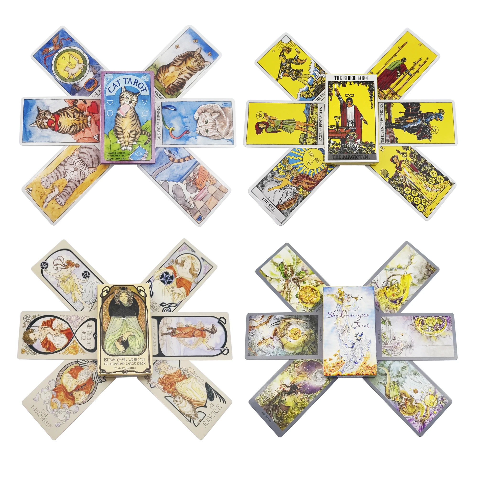 

Rider Tarot Cards for Divination Personal Use Tarot Deck Full English Version Oracles Deck for Women Girls Board Game gift