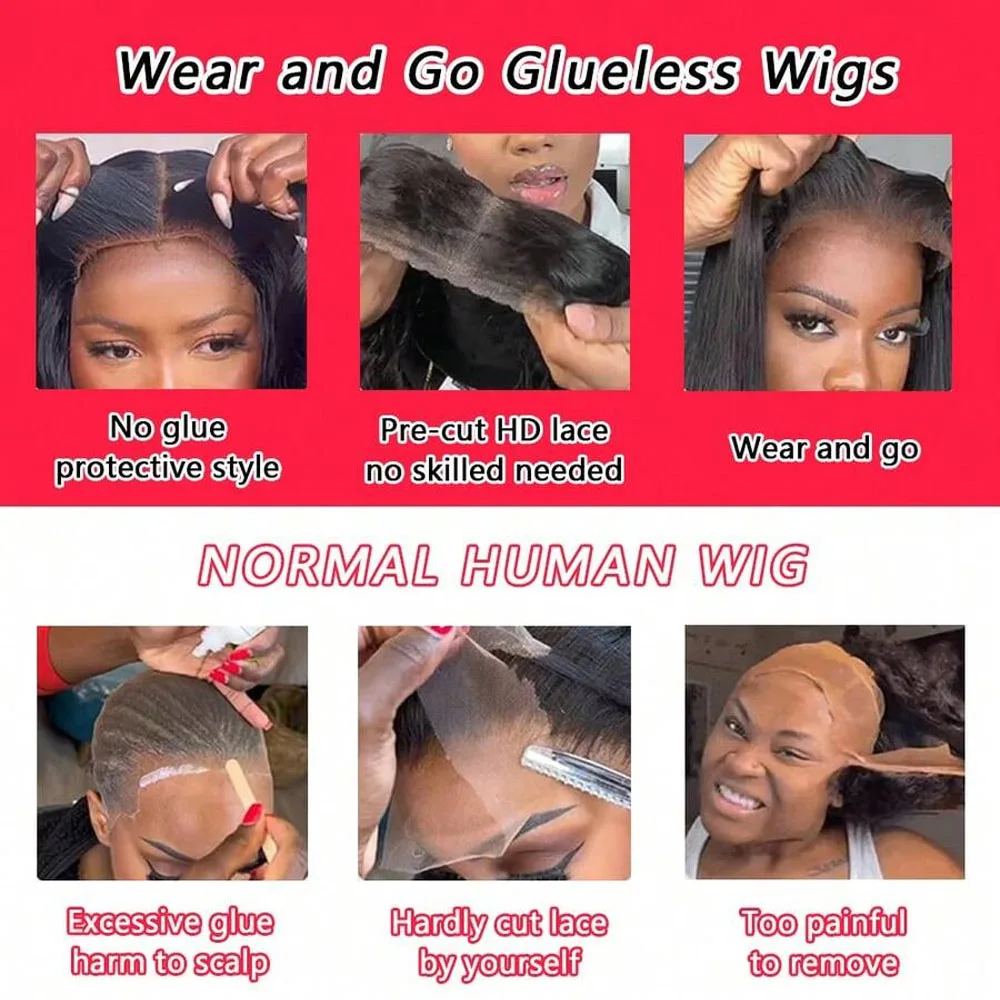 32 pouces 13x6 HD Transparent vague de corps dentelle avant perruque brésilienne pré plumée dentelle perruque perruques de cheveux humains pour les femmes 5x5 sans colle perruques