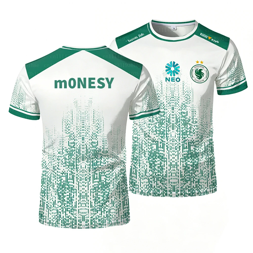 Uniformes de entrenamiento del equipo Falcons de la serie Two Star, CS2 Esports NIKO M0NESY Kyousuke, camisetas con cuello redondo para hombre, ropa personalizada