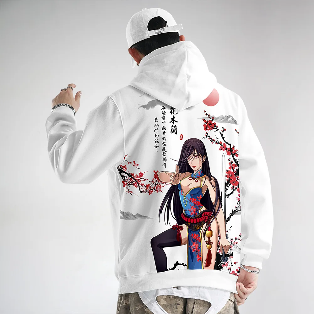

Invincible Demon 3D Digital Printing Hoodie Men Women Fashion Sweatshirts Plum Blossom Cosplay Jacket Men Clothing