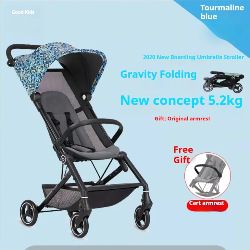 

Компактная детская коляска-зонтик — легкая складная коляска с амортизацией, всесезонная дорожная система