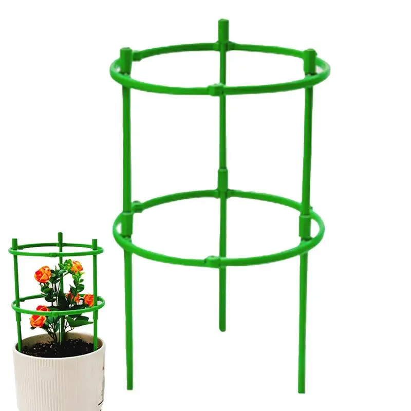 

Tomato Cages Plant Support Cage Potted Plant Flower Tomato Support Pile Plastic Column Vine Plant Bracket for Vegetables Flowers