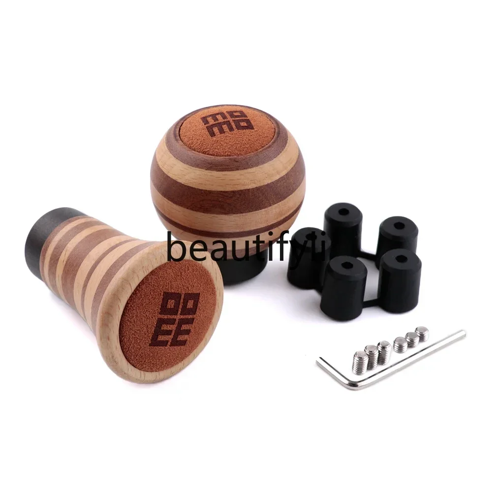 

lt6351 Retro solid wood baffle manual gear, universal wave stick head