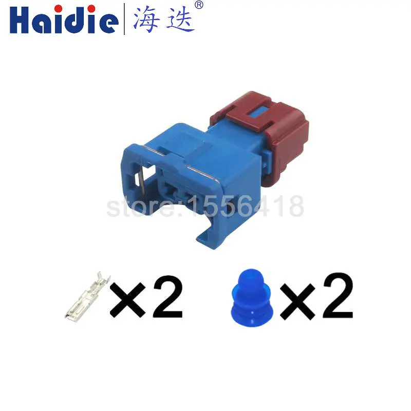 

1-20 sets 2 Pin PB186-02326 Knock Detonation Sensor Plug Automotive Connector Auto Cable Socket