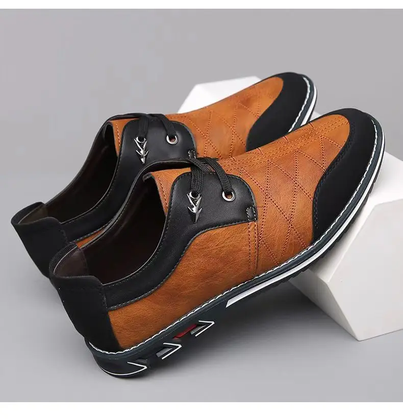 Oxford Shoes Men Luxury Brand Men Dress Shoes Breathable leather Shoe Business Men Casual Shoes big size 48 49 50 51 52 53