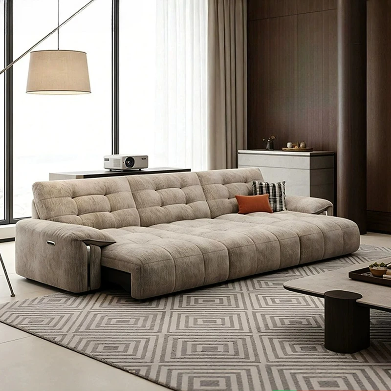 

Good Quality Recliner Sofa Microfiber Waterproof Relax Oversized Electric Sofa Modern Luxury Grey Divano Di Lusso Furniture Home