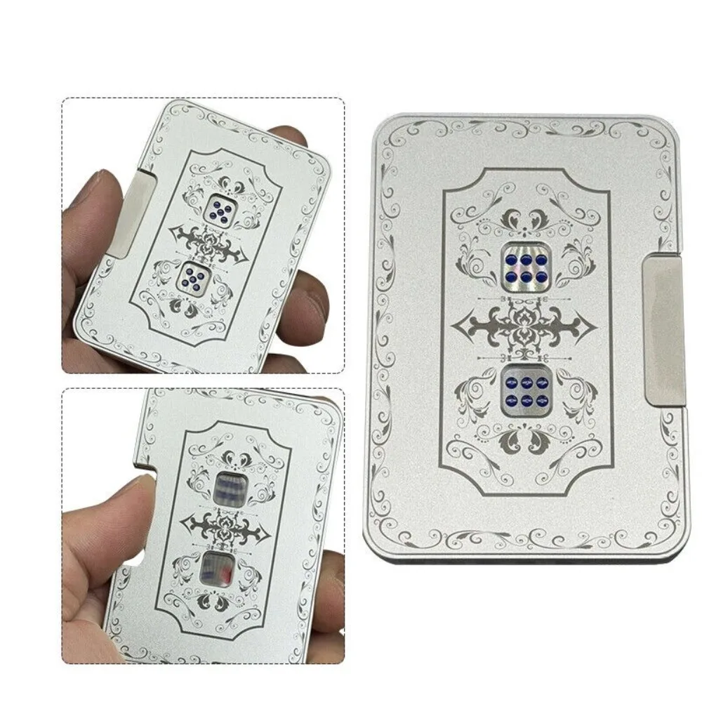 

Creative Stainless Steel Mechanical Dice Stress Relief Anxiety Relief Press Dice Game Auto Dice