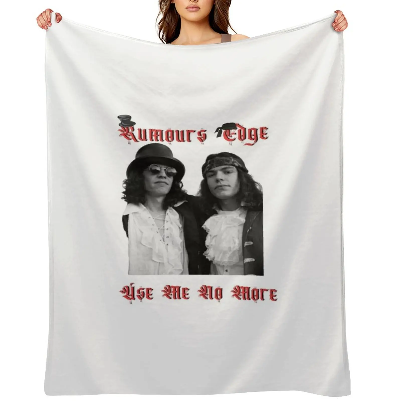 

Rumours Edge Use Me No More Edition Throw Blanket Quilt Custom Decorative Throw halloween Blankets