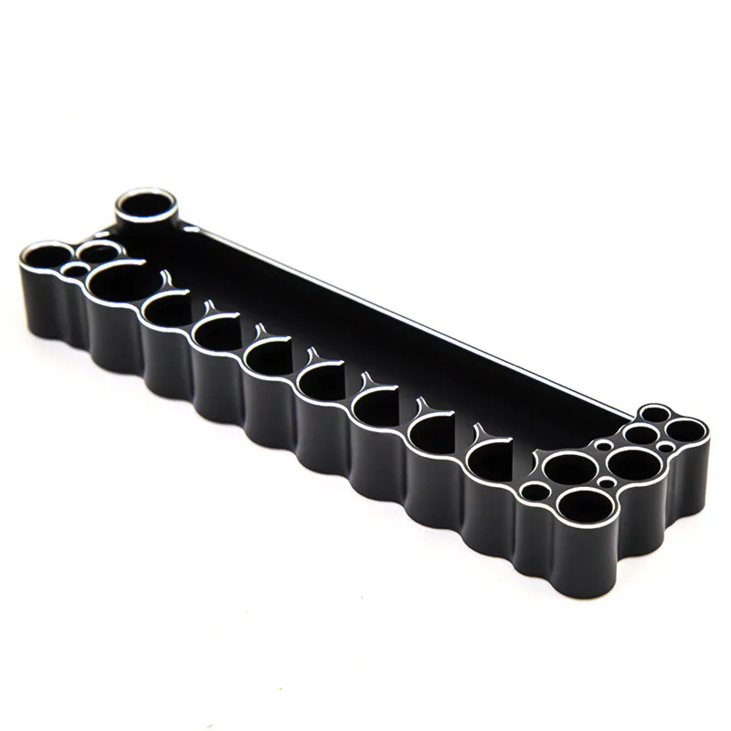 RC 자동차 축 SCX10 TRX4 금속 도구 보관함 스크루 드라이버 도구 브래킷 홀더 트레이 소켓 원격 제어 장난감 보트 비행기