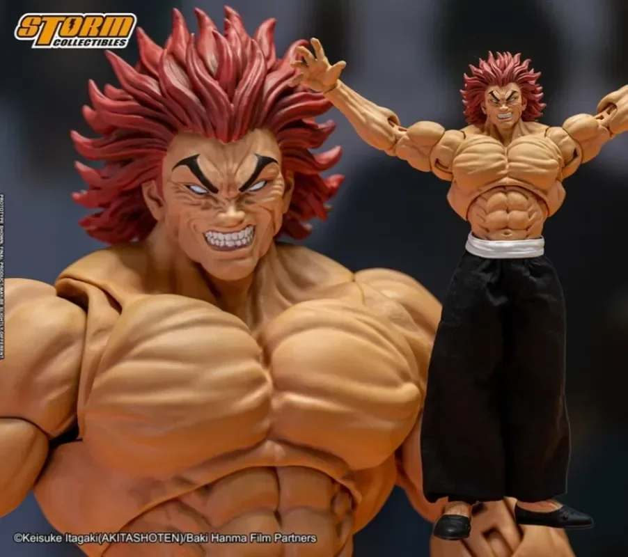 Anime Baki Hanma Yujiro Action Figure Baki Hanma Figures 1/12 Collectible Ko St Storm Toys Model Dolls Ko Toys Kids Gift