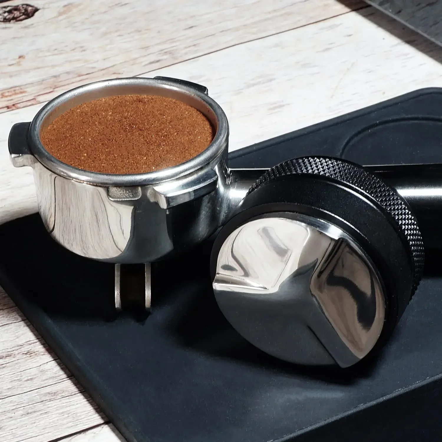 Kitchen Coffee Distribution Tool - Espresso Coffee Leveler Tool for Portafilter - Barista Espresso Accessories Adjustable Depth