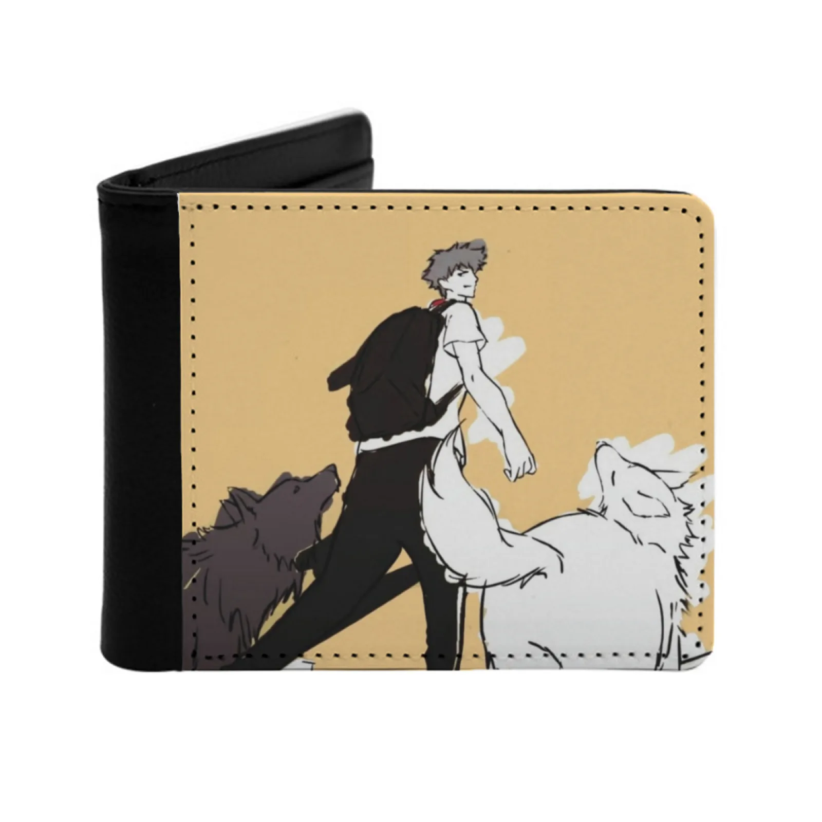 

Megumi Fushiguro короткие мужские кошельки держатель для кредитных карт ретро кошелек мужской кошелек из искусственной кожи Jjk Jujutsu Kaise Ed аниме