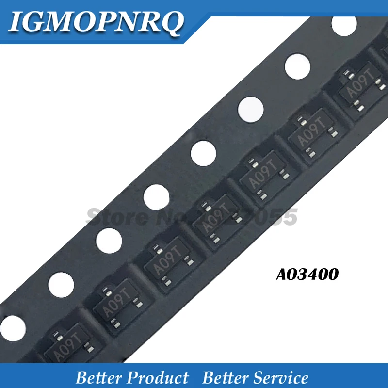 

50 шт. AO3400 3400A SOT23-3 AO3400A MOSFET AO9T
