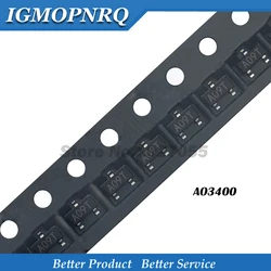 50pcs AO3400 3400A SOT23-3 AO3400A MOSFET AO9T