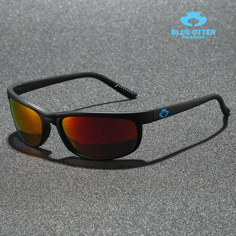 Karos Polarisierte klassische Sonnenbrille Herren Fahren Sonnenschutz Outdoor Wandern Radfahren Angeln Sportbrille Fahren UV400 Brillen