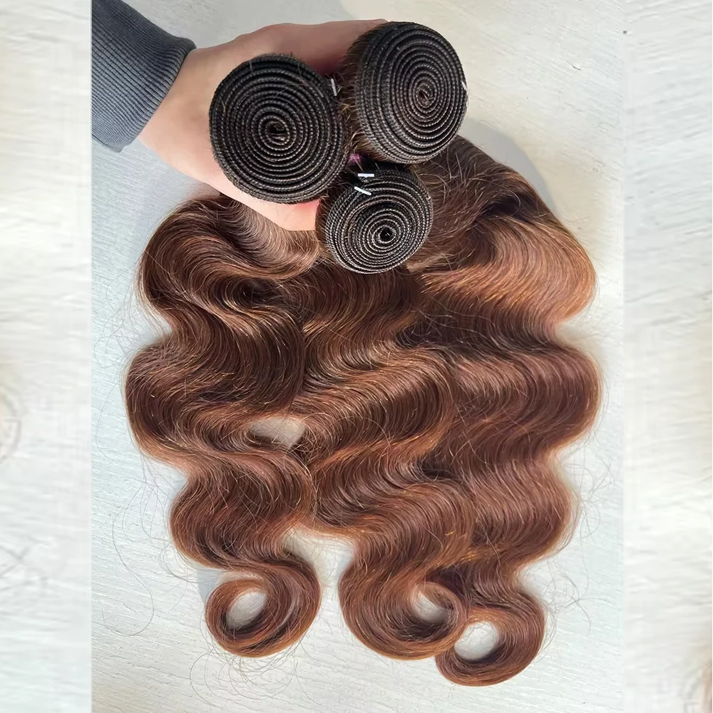 #4  Chocolate Brown Body Wave  - Hair Care Indian review and price