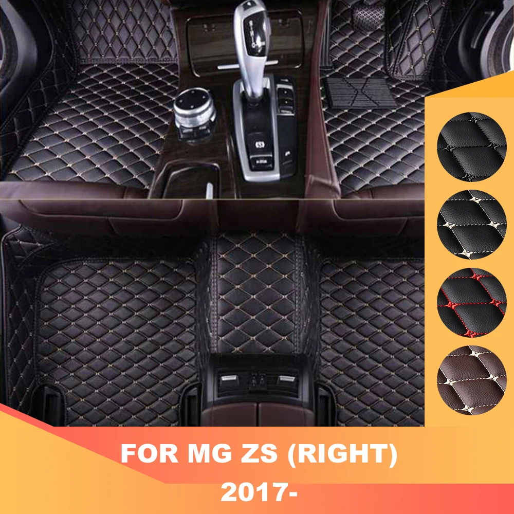 

Custom Pu Leather Car Floor Mats Foot Carpet Cover For MG 3 5 2011-2022 6 7 GT HS ZS 2017-2021 Mg3 Mg5 Mg6 Mg7