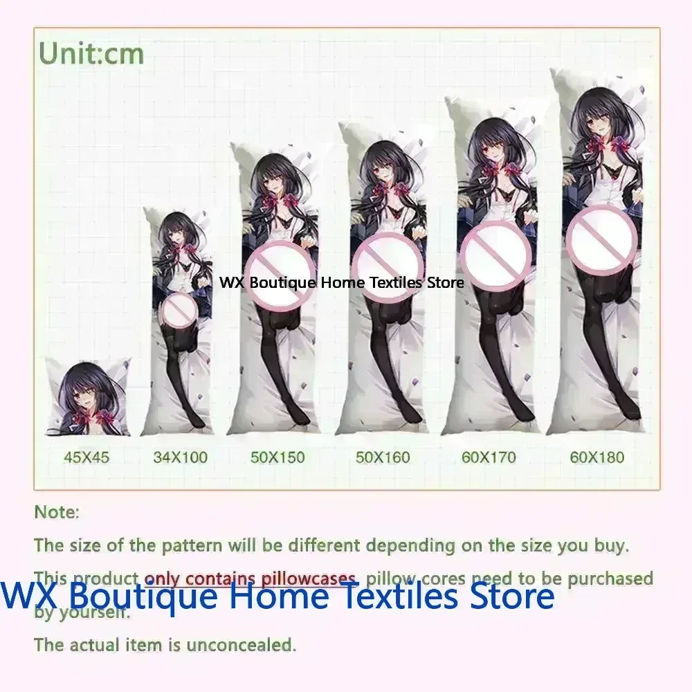 أنيمي Dakimakura وسادة غطاء القط الأذن تأثيري vrchat شخصيات المخدة